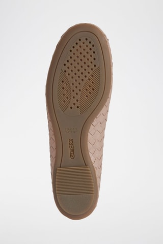 Ballerines cuir de mouton nappa Palmaria - Nude