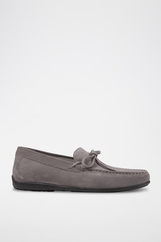 Mocassins en nubuck - Gris