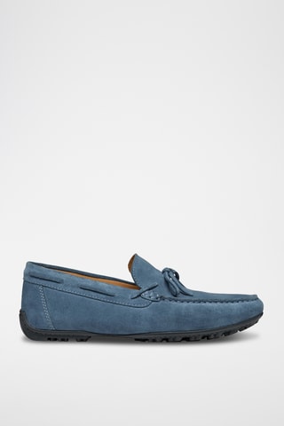 Mocassins en nubuck Kosmopolis +RIP - Bleu