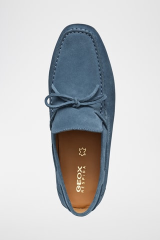 Mocassins en nubuck Kosmopolis +RIP - Bleu