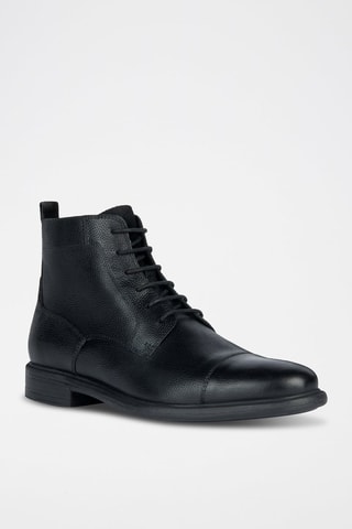 Boots en cuir Terence - Noir