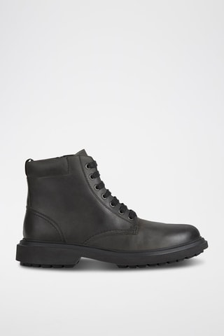 Boots en cuir nappa Faloria - Anthracite
