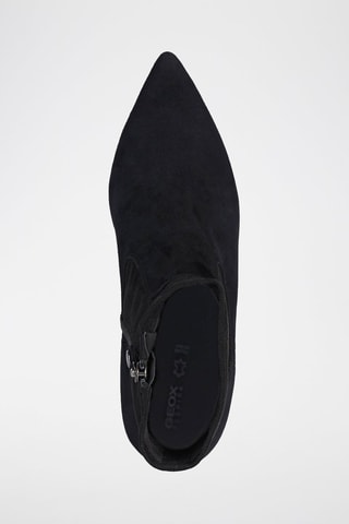 Bottines en nubuck de chèvre Bigliana E  - Noir
