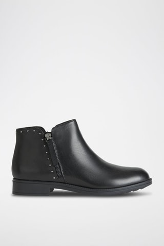 Bottines en cuir nappa Jaylon 2 A  - Noir