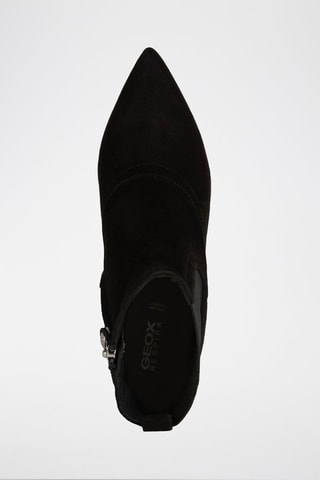 Bottines en nubuck de chèvre Faviola B  - Noir