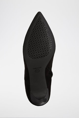 Bottines en nubuck de chèvre Faviola B  - Noir