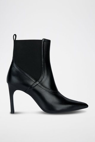 Bottines Chelsea en cuir nappa Faviola B  - Noir