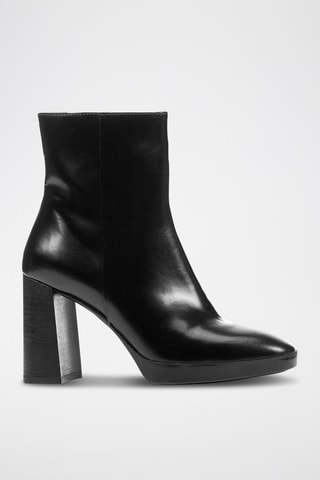 Bottines en cuir Teulada C  - Noir