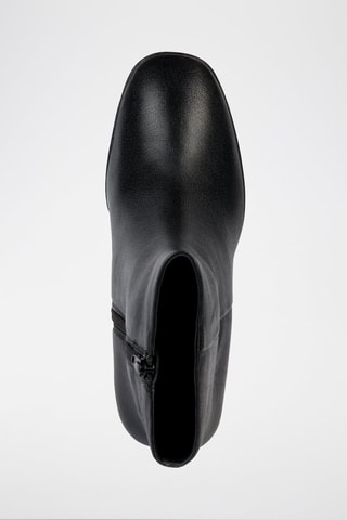 Bottines en cuir nappa de mouton Teulada C  - Noir