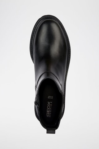 Bottines Chelsea en cuir nappa Iridea  - Noir