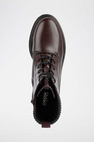 Bottines en cuir nappa Iridea N  - Marron