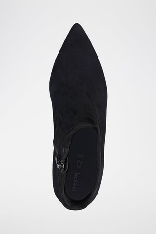 Bottines en nubuck de chèvre Bigliana  - Noir