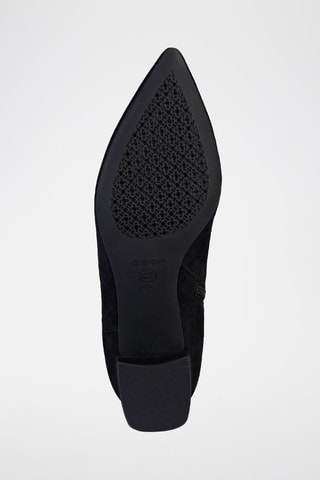 Bottines en nubuck de chèvre Bigliana  - Noir