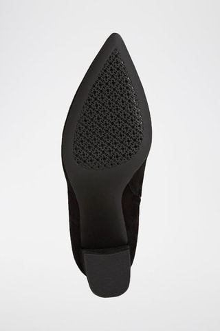 Bottines Chelsea en nubuck de chèvre Bigliana 90 A  - Noir