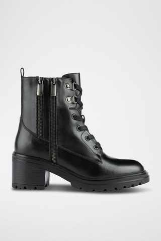 Bottines en cuir nappa Damiana K  - Noir