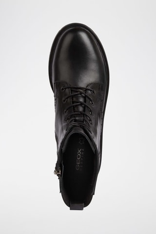 Bottines en cuir nappa Bleyze  - Noir
