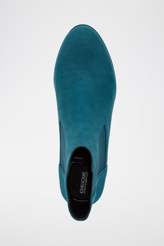 Bottines Chelsea en nubuck de chèvre Walk Pleasure 85 C  - Bleu