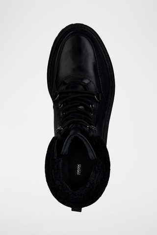 Bottines fourrées en cuir nappa Iridea Abx A  - Noir