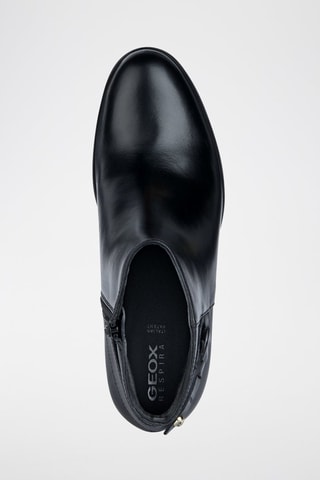 Bottines en cuir New Asheel A  - Noir