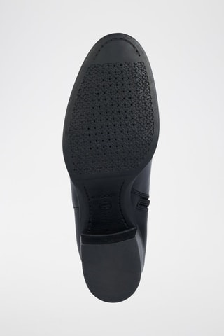 Bottines en cuir New Asheel A  - Noir