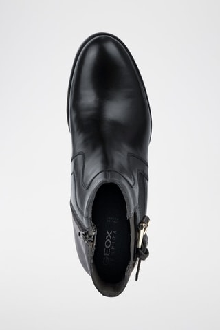 Bottines en cuir New Asheel B  - Noir