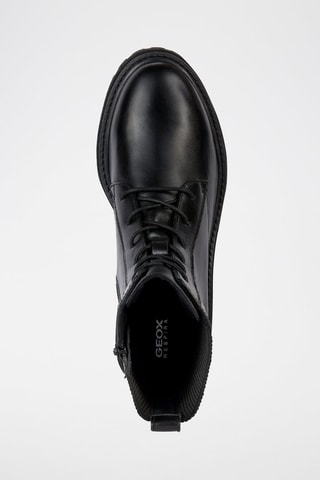 Bottines en cuir nappa Iridea H  - Noir