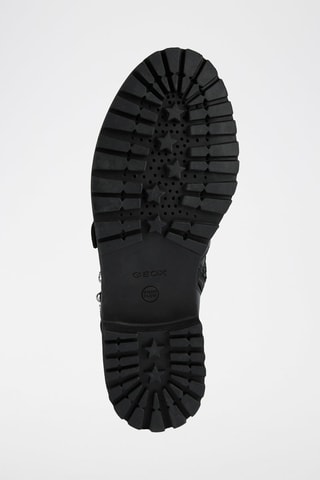 Bottines en cuir nappa Hoara - Noir