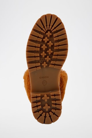 Bottines fourrées en cuir Iridea - Camel