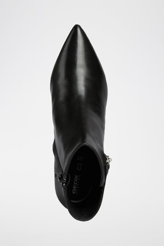Bottines en cuir nappa Bigliana - Noir