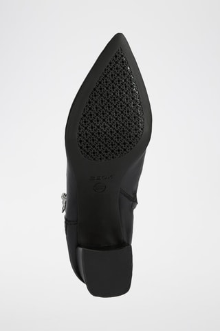 Bottines en cuir nappa Bigliana - Noir
