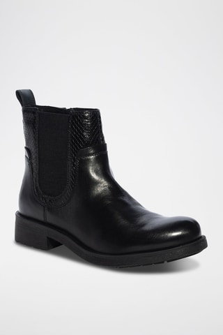 Bottines en cuir Rawelle - Noir