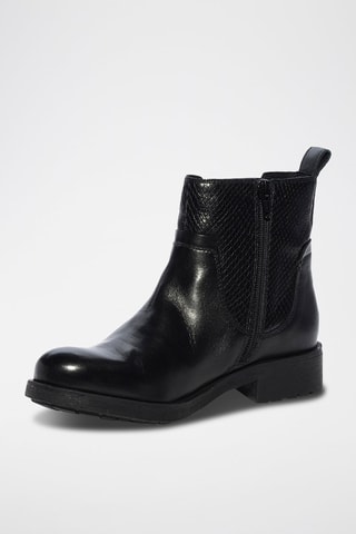 Bottines en cuir Rawelle - Noir