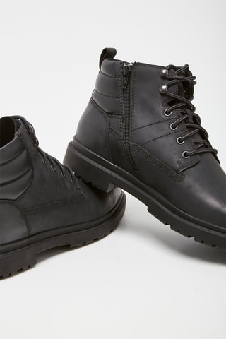 Bottines en cuir Andalo - Noir