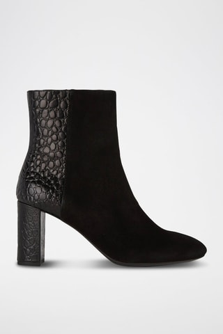 Bottines en cuir D Pheby 80 F - Noir
