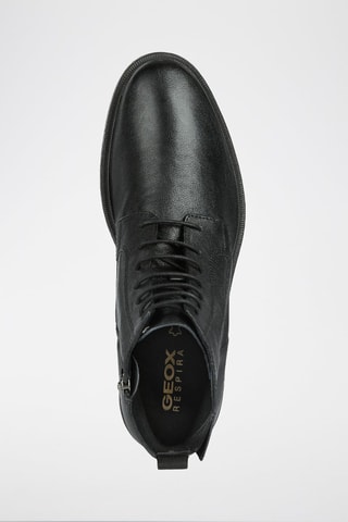 Bottines en cuir de chèvre Terence C  - Noir