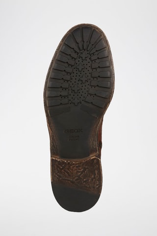 Bottines en cuir nappa de mouton Aurelio H  - Marron