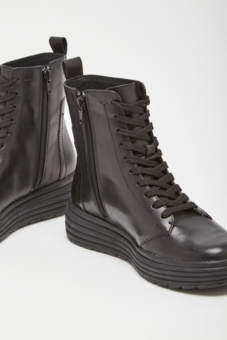 Bottines en cuir D Phaolae D - Noir