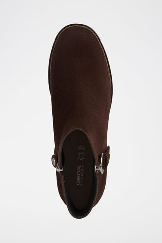 Bottines en nubuck Larysse - Marron foncé