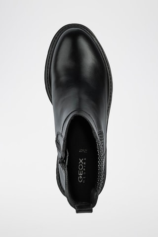 Bottines en cuir nappa Iridea - Noir