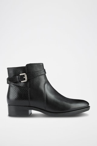 Bottines en cuir Felicity - Noir