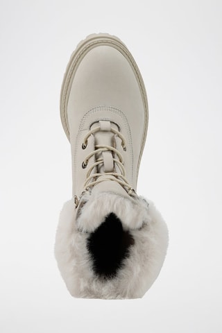 Bottines fourrées en cuir Iridea - Beige