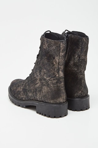 Bottines en cuir de chèvre Hoara - Noir