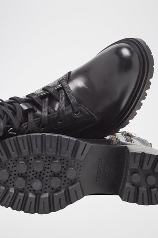Bottines en cuir Damiana - Noir