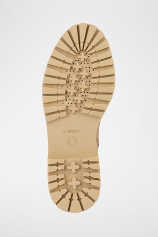 Bottines en cuir nappa Iridea - Beige