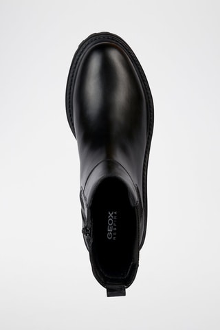 Bottines en cuir nappa Iridea - Noir