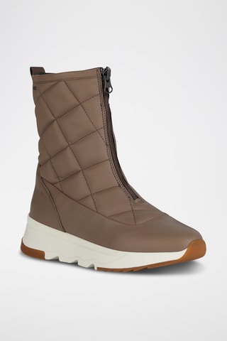 Bottines en cuir nappa Falena - Marron