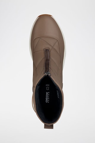 Bottines en cuir nappa Falena - Marron