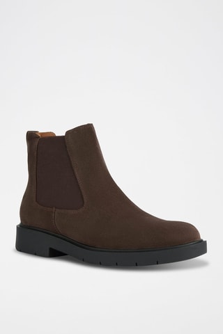 Bottines Chelsea en nubuck Spherica - Marron