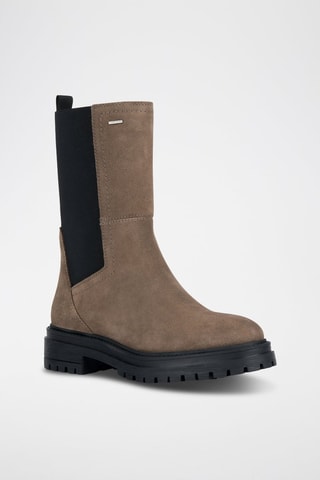 Bottines en nubuck Iridea - Taupe