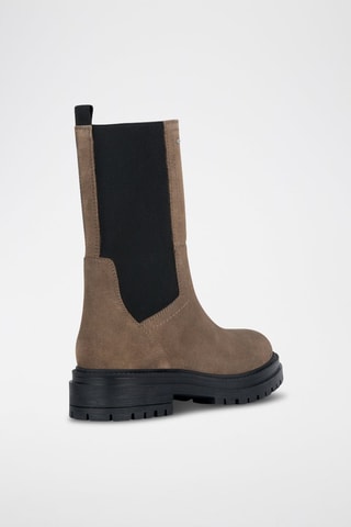 Bottines en nubuck Iridea - Taupe